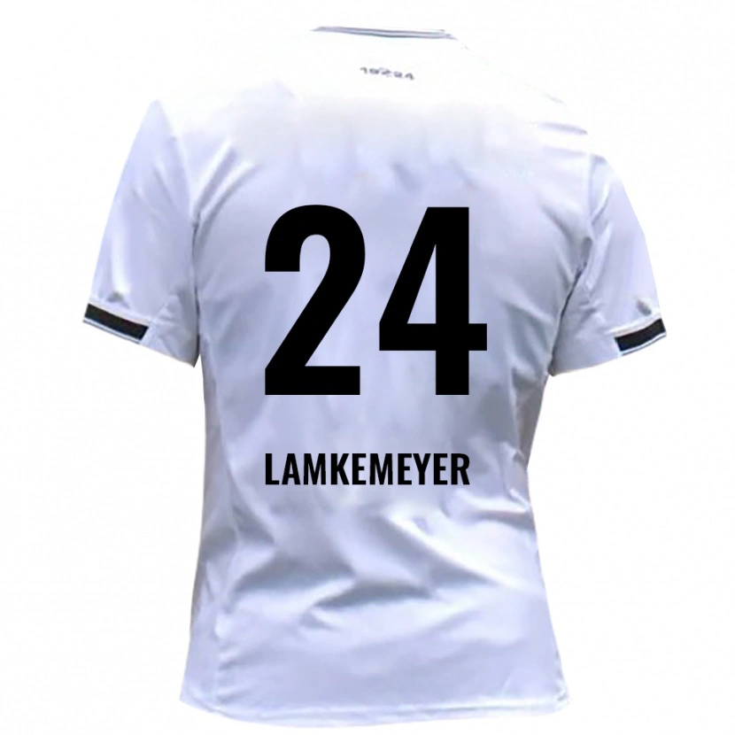 DanxenメンズMoritz Lamkemeyer#24白 赤ホームシャツ2025/26ジャージーユニフォーム