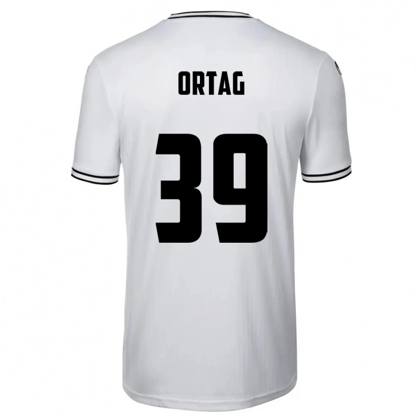DanxenメンズChristian Ortag#39白 黒ホームシャツ2025/26ジャージーユニフォーム