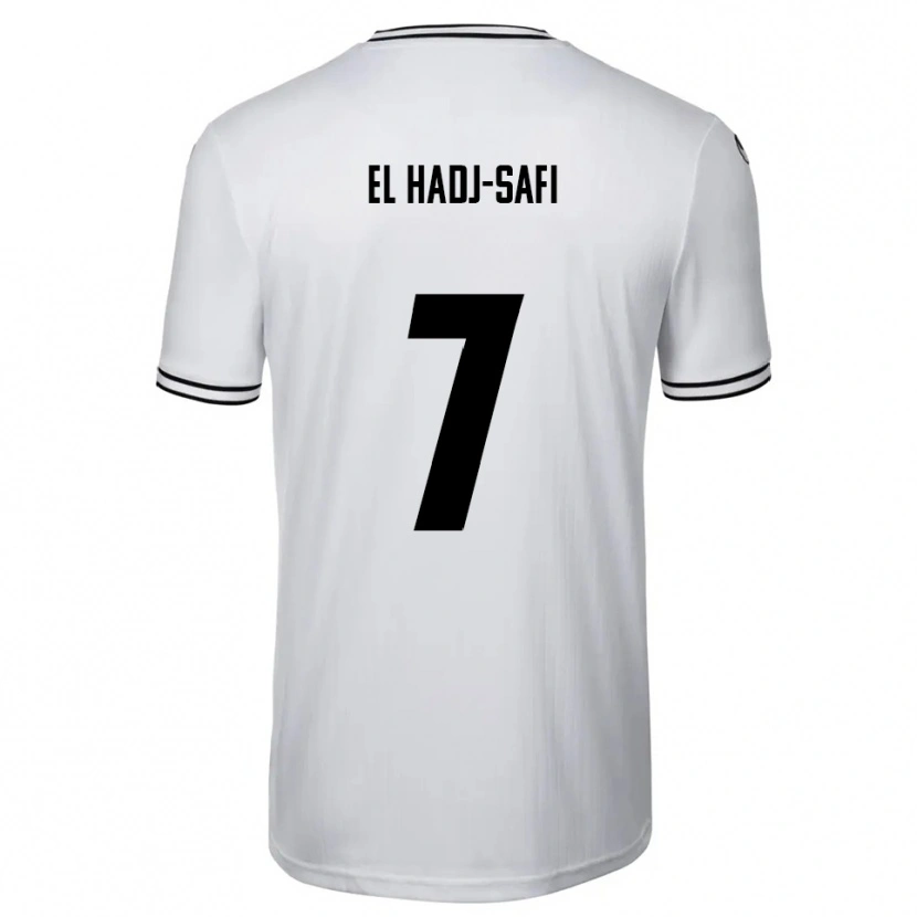 DanxenメンズIljas El Hadj-Safi#7白 黒ホームシャツ2025/26ジャージーユニフォーム
