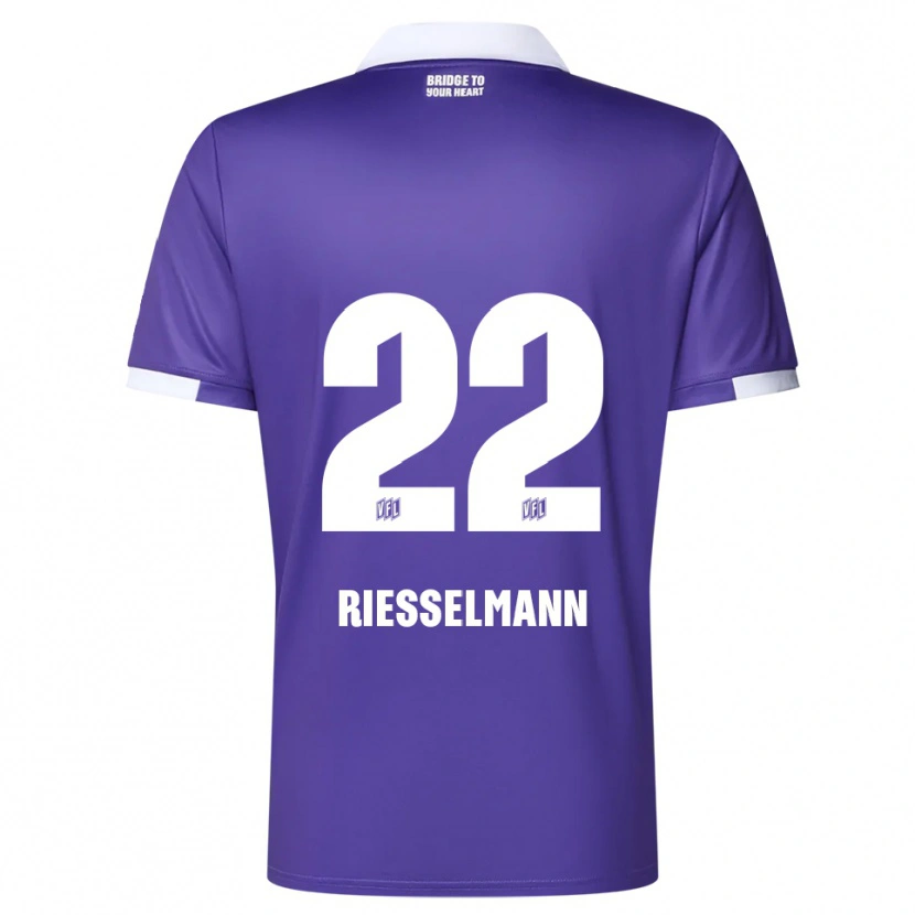 DanxenメンズBernd Riesselmann#22紫 白ホームシャツ2025/26ジャージーユニフォーム