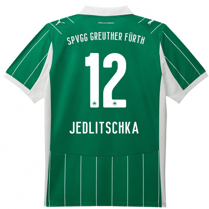 DanxenメンズMoritz Jedlitschka#12緑 白アウェイシャツ2025/26ジャージーユニフォーム