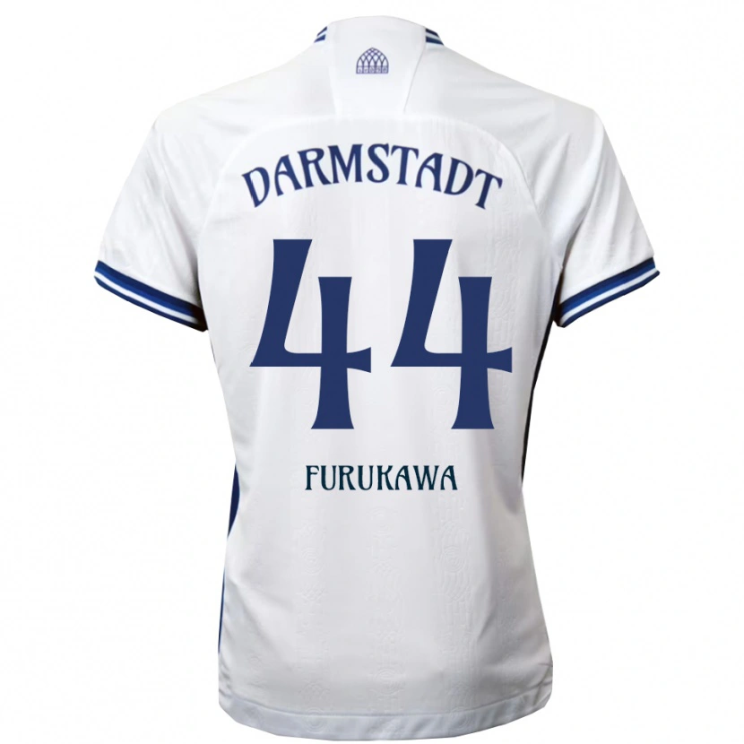 DanxenメンズYosuke Furukawa#44白 青アウェイシャツ2025/26ジャージーユニフォーム