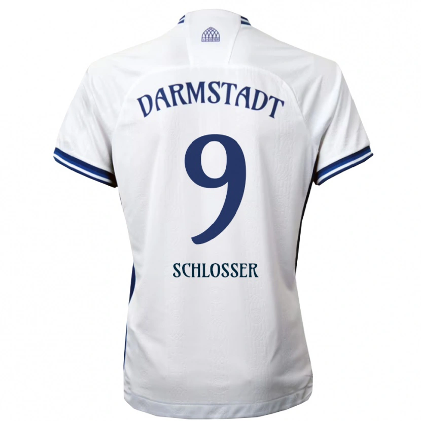 DanxenメンズMika Schlosser#9白 青アウェイシャツ2025/26ジャージーユニフォーム