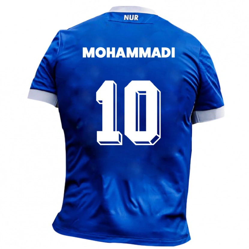 DanxenメンズSoleyman Mohammadi#10青 白アウェイシャツ2025/26ジャージーユニフォーム