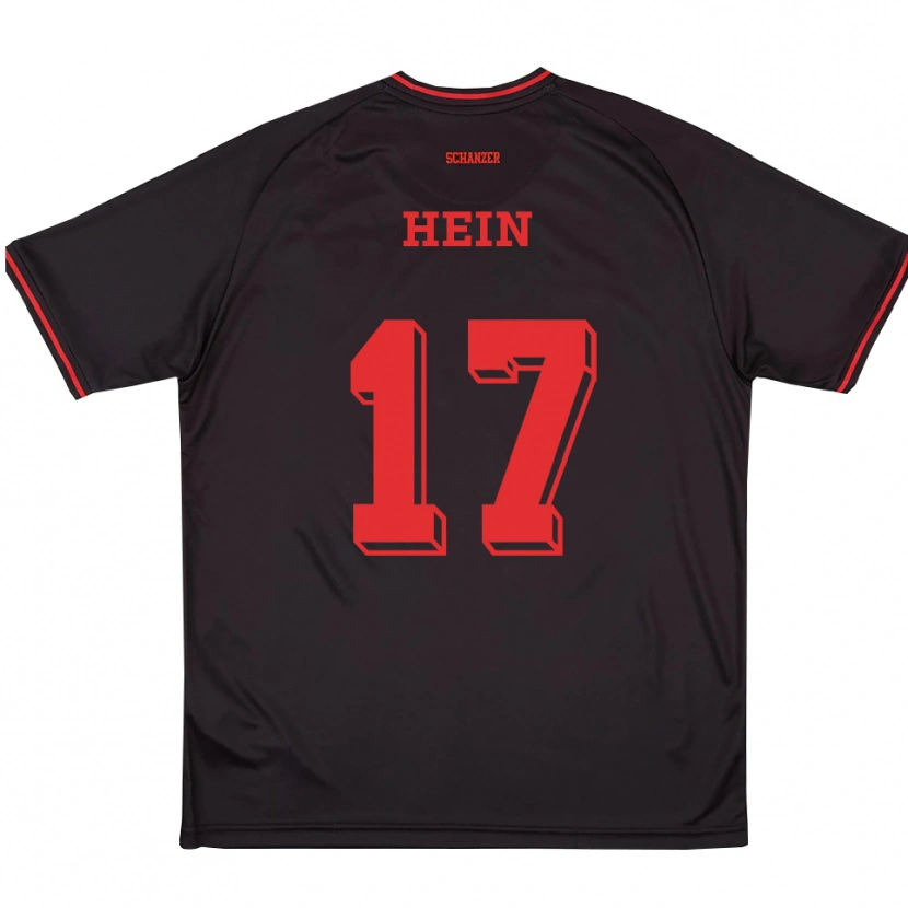 DanxenメンズLeonie Hein#17黒 赤 白アウェイシャツ2025/26ジャージーユニフォーム