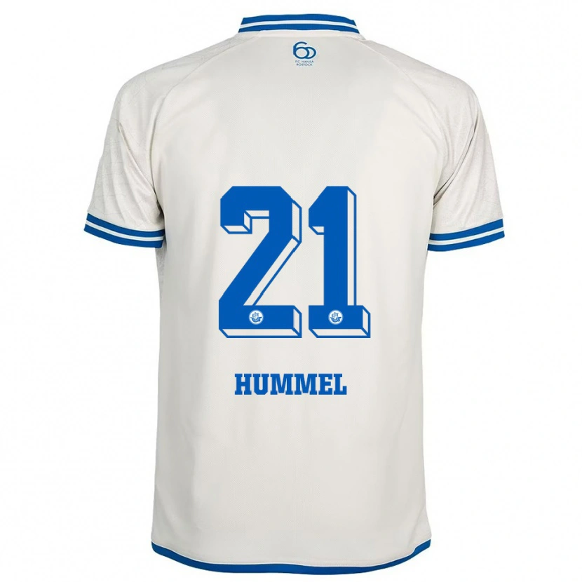 DanxenメンズDavid Hummel#21白 青アウェイシャツ2025/26ジャージーユニフォーム