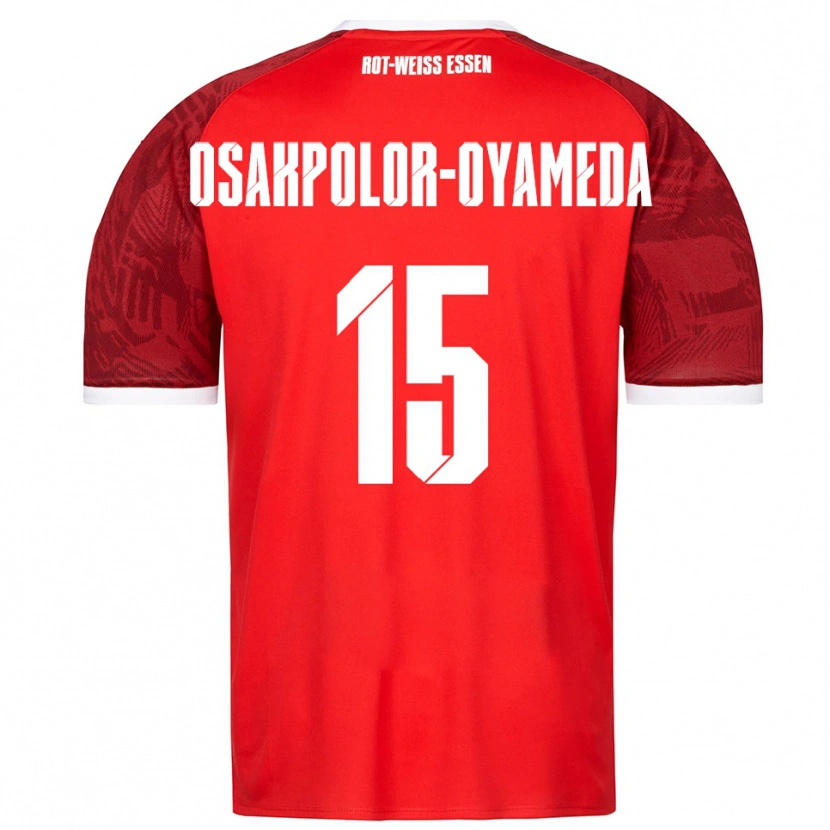DanxenメンズJoel Osakpolor-Oyameda#15赤 バーガンディ 白アウェイシャツ2025/26ジャージーユニフォーム