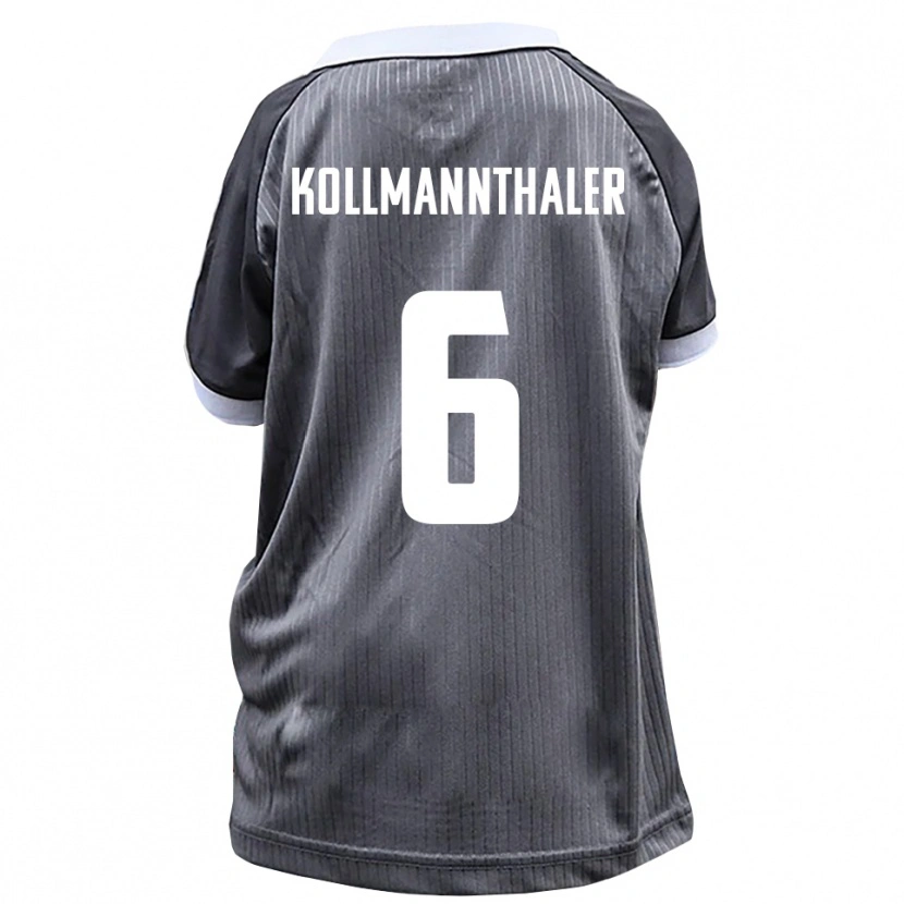 DanxenメンズElischa Kollmannthaler#6灰色 白アウェイシャツ2025/26ジャージーユニフォーム