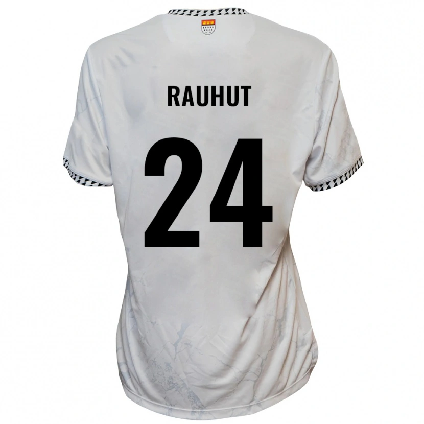 DanxenメンズKevin Rauhut#24白 黒アウェイシャツ2025/26ジャージーユニフォーム
