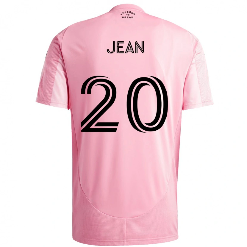 Danxenキッズコランタン・ジャン#20ピンク ブラックホームシャツ2025/26ジャージーユニフォーム