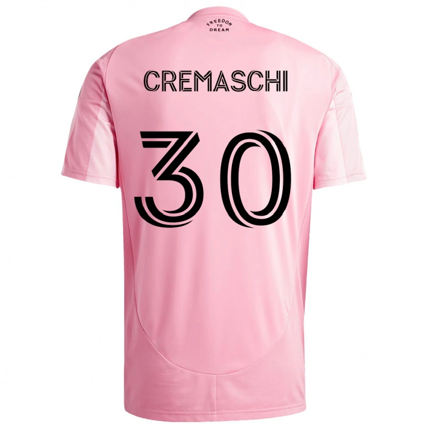 Danxenキッズベンジャミン・クレマスキ#30ピンク ブラックホームシャツ2025/26ジャージーユニフォーム