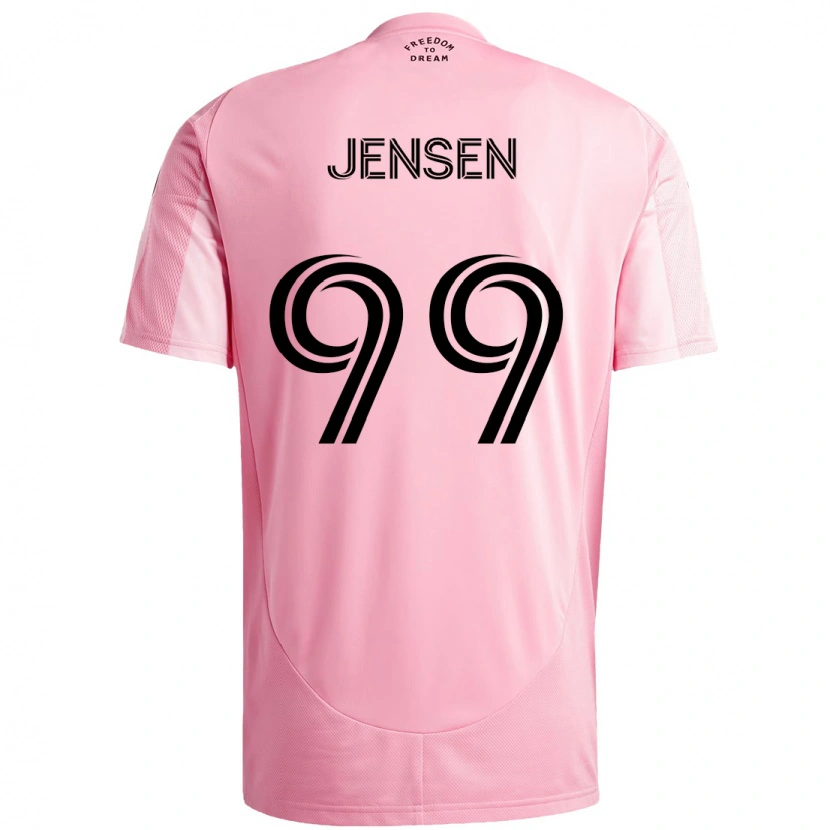 Danxenキッズコール・ジェンセン#99ピンク ブラックホームシャツ2025/26ジャージーユニフォーム