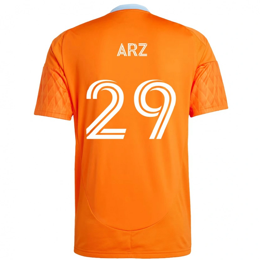 Danxenキッズエクソン・サトゥルニノ・アルズ・スアソ#29オレンジ ホワイトホームシャツ2025/26ジャージーユニフォーム