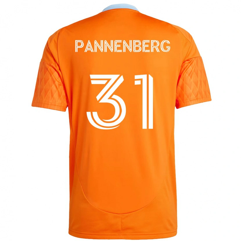 Danxenキッズアンドリュー・パネンベルク#31オレンジ ホワイトホームシャツ2025/26ジャージーユニフォーム