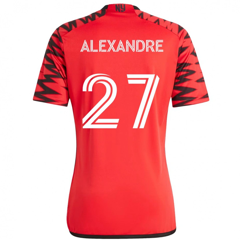 Danxenキッズデビッド・アレクサンダー#27レッド ブラックホームシャツ2025/26ジャージーユニフォーム