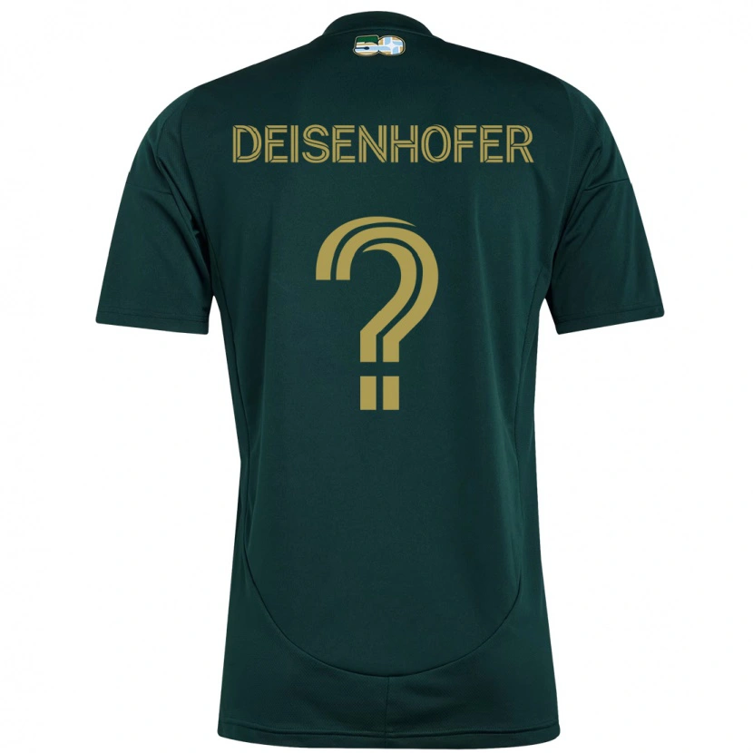 DanxenキッズMaximilian Deisenhofer#0ブラック ブラウンホームシャツ2025/26ジャージーユニフォーム