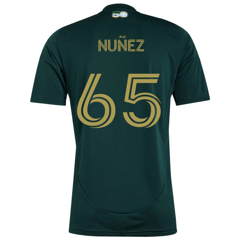 DanxenキッズDaniel Núñez#65ブラック ブラウンホームシャツ2025/26ジャージーユニフォーム