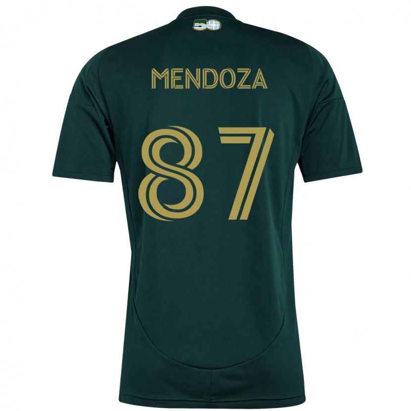 DanxenキッズChristian Mendoza#87ブラック ブラウンホームシャツ2025/26ジャージーユニフォーム