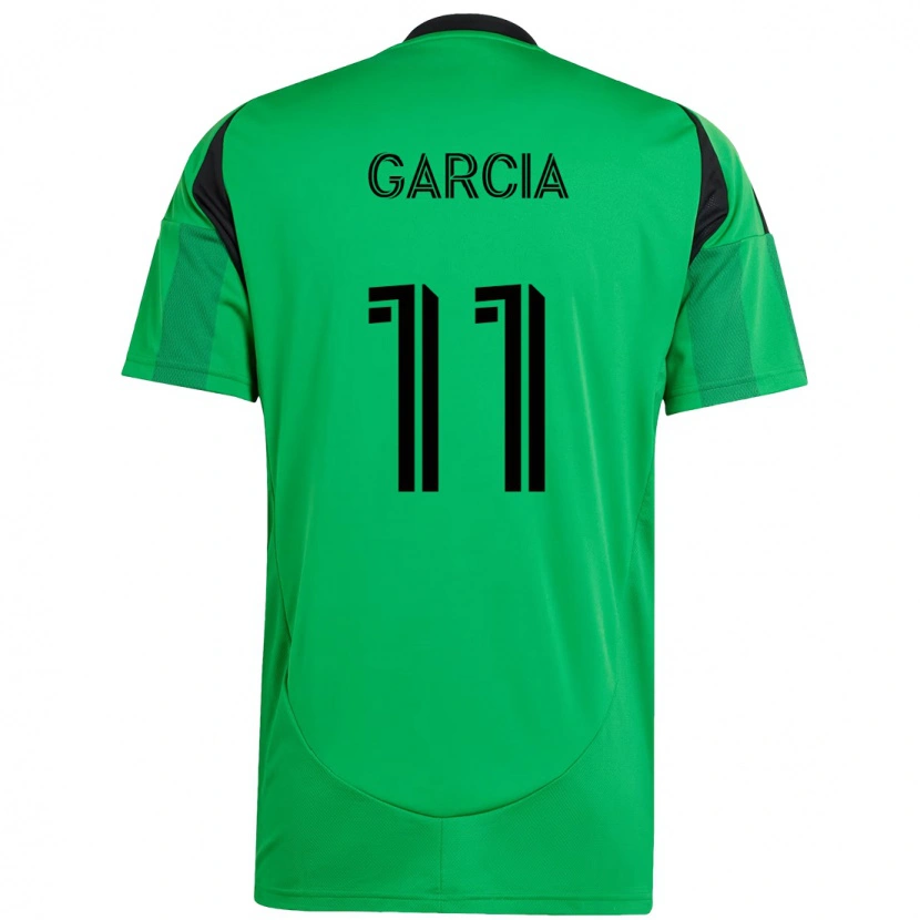 DanxenキッズChristopher Garcia#11グリーン ブラックホームシャツ2025/26ジャージーユニフォーム