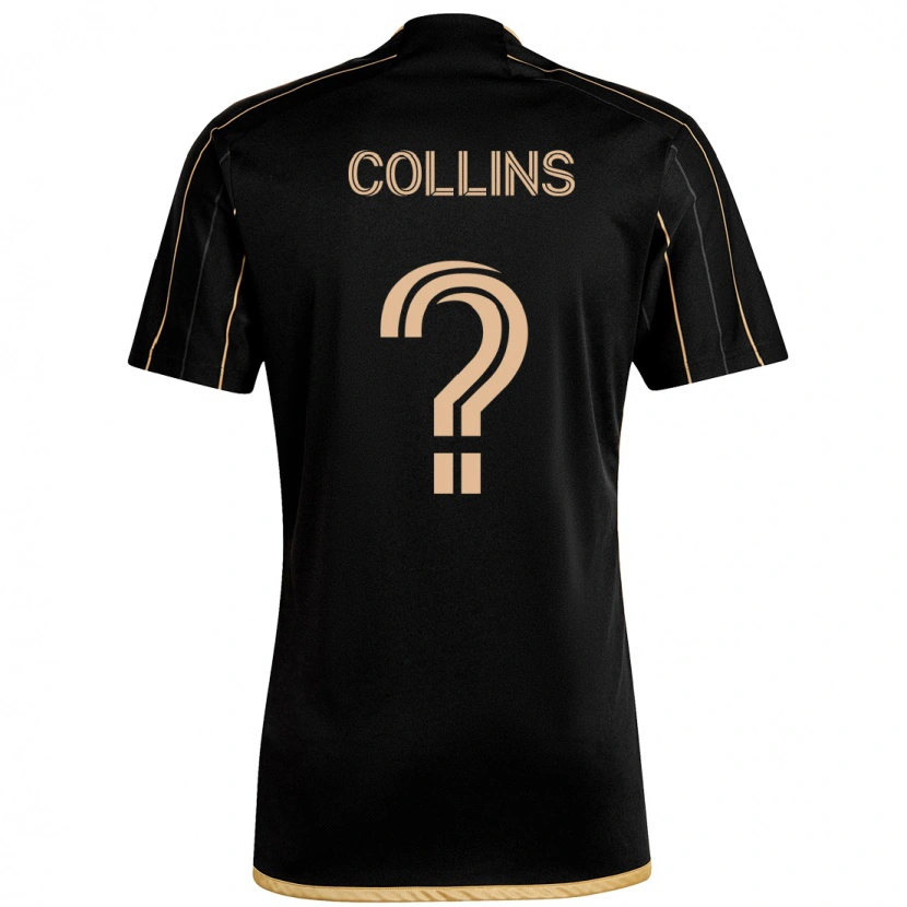 DanxenキッズSlate Collins#0ブラック ブラウンホームシャツ2025/26ジャージーユニフォーム
