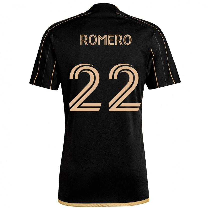 Danxenキッズアブラハム・ロメロ#22ブラック ブラウンホームシャツ2025/26ジャージーユニフォーム