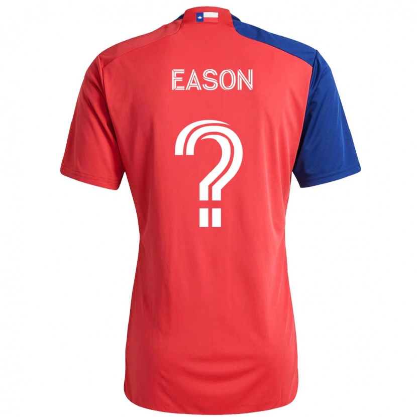 DanxenキッズJordyn Eason#0レッド ネイビーブルーホームシャツ2025/26ジャージーユニフォーム