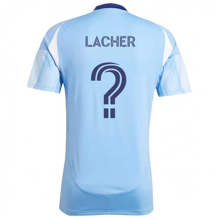 DanxenキッズJulien Lacher#0ライトブルーホームシャツ2025/26ジャージーユニフォーム
