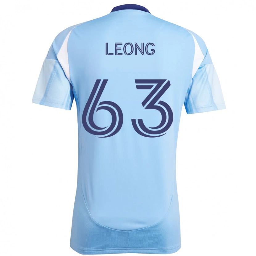 DanxenキッズMatthew Leong#63ライトブルーホームシャツ2025/26ジャージーユニフォーム