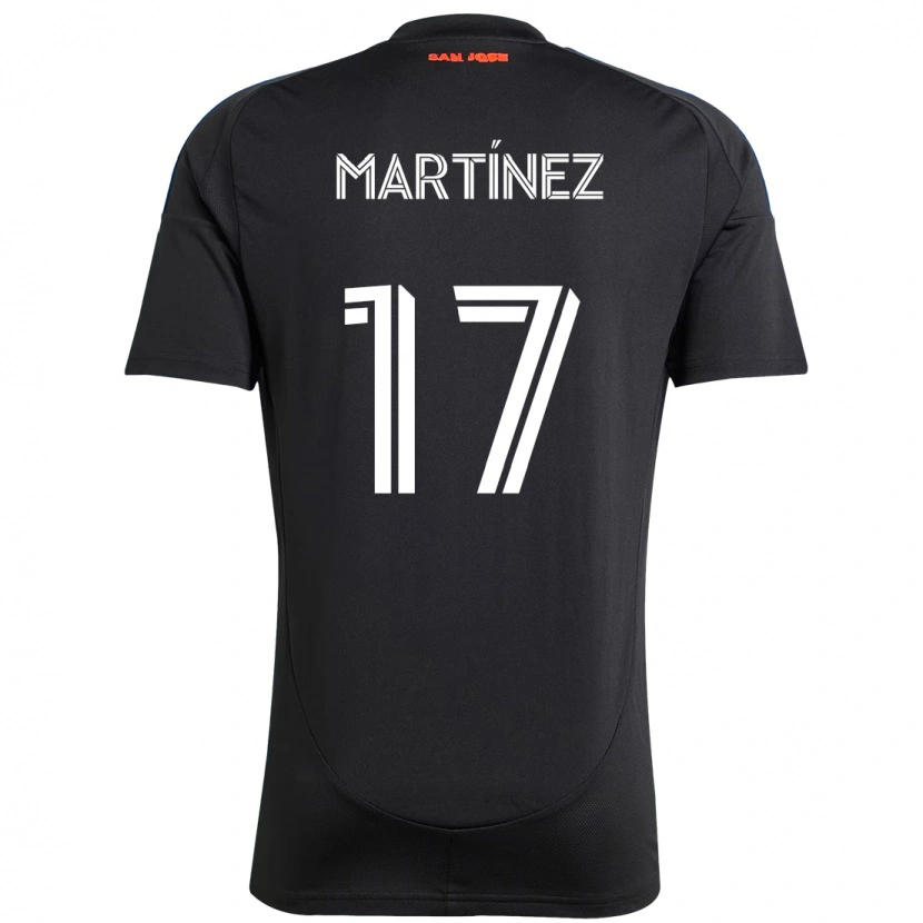Danxenキッズホセフ・マルティネス#17ブラック ダークブルーホームシャツ2025/26ジャージーユニフォーム