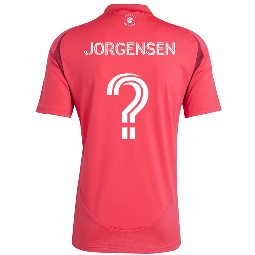 DanxenキッズOwen Jorgensen#0マゼンタ ホワイトホームシャツ2025/26ジャージーユニフォーム