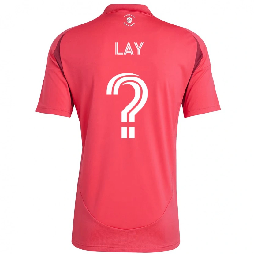 DanxenキッズMikey Lay#0マゼンタ ホワイトホームシャツ2025/26ジャージーユニフォーム