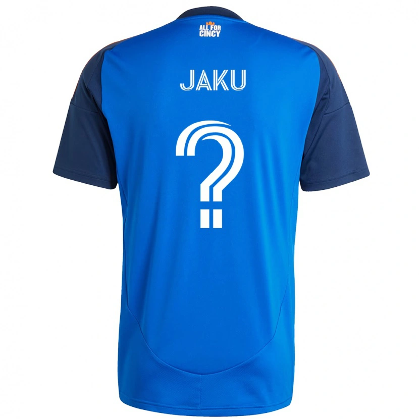 Danxenキッズジョン・ジャク#0ダークブルー オレンジホームシャツ2025/26ジャージーユニフォーム