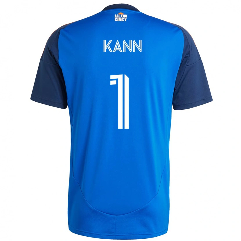 Danxenキッズアレック・カン#1ダークブルー オレンジホームシャツ2025/26ジャージーユニフォーム
