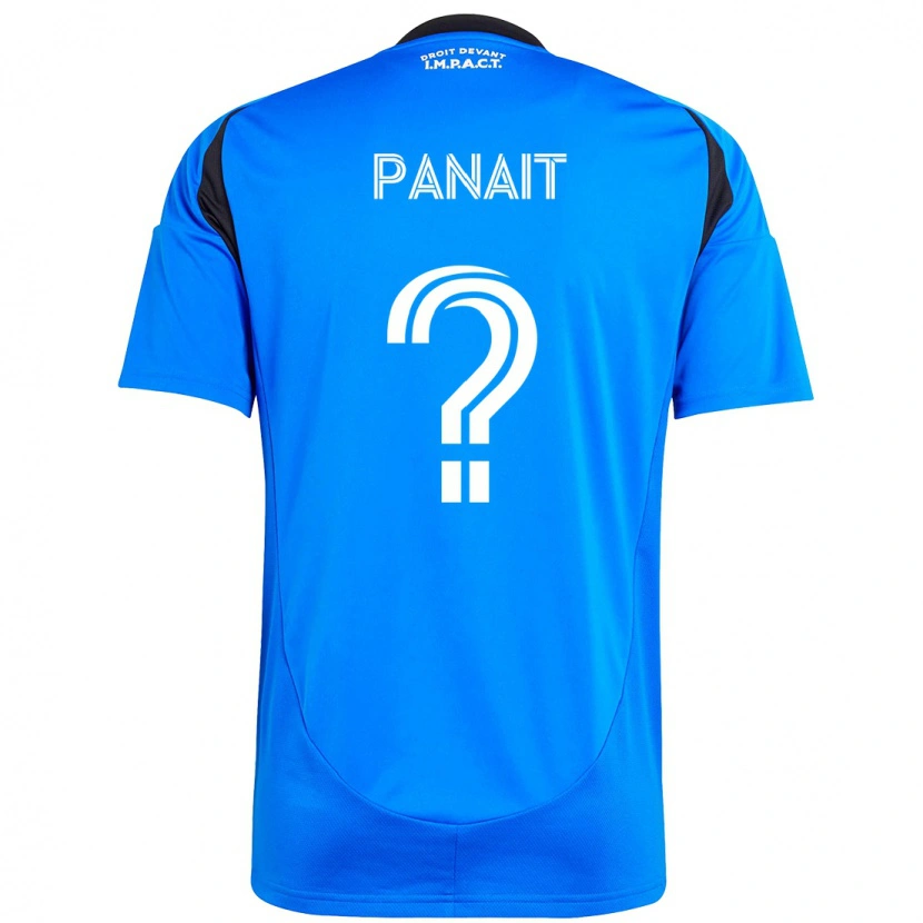 DanxenキッズDaniel Panait#0ダークブルー ブラックホームシャツ2025/26ジャージーユニフォーム