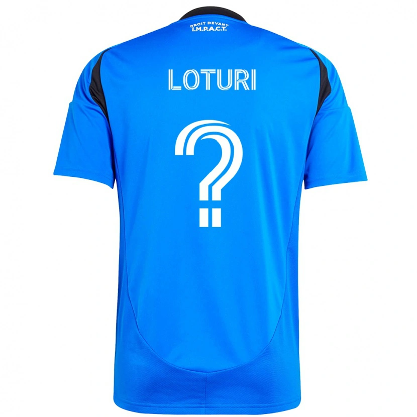 DanxenキッズVictor Loturi#0ダークブルー ブラックホームシャツ2025/26ジャージーユニフォーム