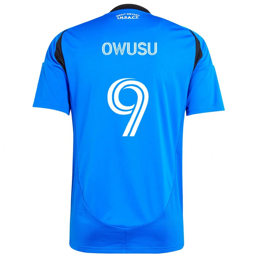 Danxenキッズプリンス・オウス#9ダークブルー ブラックホームシャツ2025/26ジャージーユニフォーム
