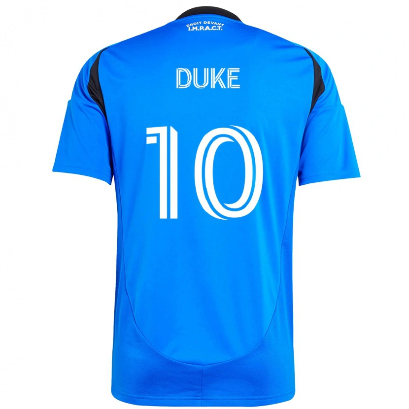 Danxenキッズブライス・デューク#10ダークブルー ブラックホームシャツ2025/26ジャージーユニフォーム