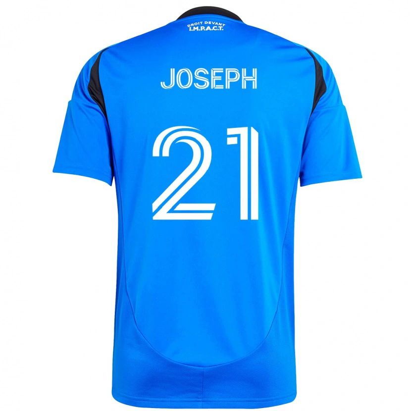 DanxenキッズSebastien Udell Joseph#21ダークブルー ブラックホームシャツ2025/26ジャージーユニフォーム
