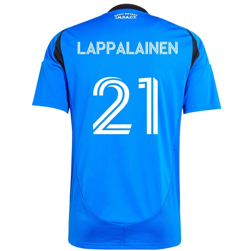 Danxenキッズラッシ・ラッパライネン#21ダークブルー ブラックホームシャツ2025/26ジャージーユニフォーム
