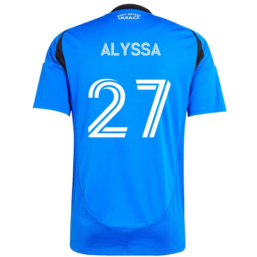 DanxenキッズGarreaud Alyssa#27ダークブルー ブラックホームシャツ2025/26ジャージーユニフォーム