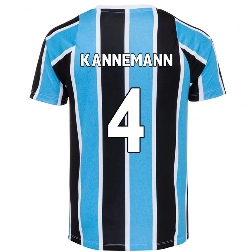 Danxenキッズワルテル・カンネマン#4ブルー ブラック ホワイトホームシャツ2025/26ジャージーユニフォーム