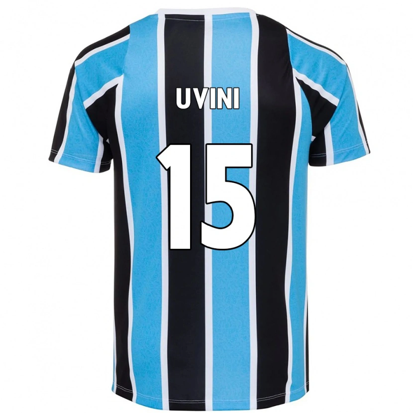Danxenキッズブルーノ・ウヴィニ・ボルトランサ#15ブルー ブラック ホワイトホームシャツ2025/26ジャージーユニフォーム