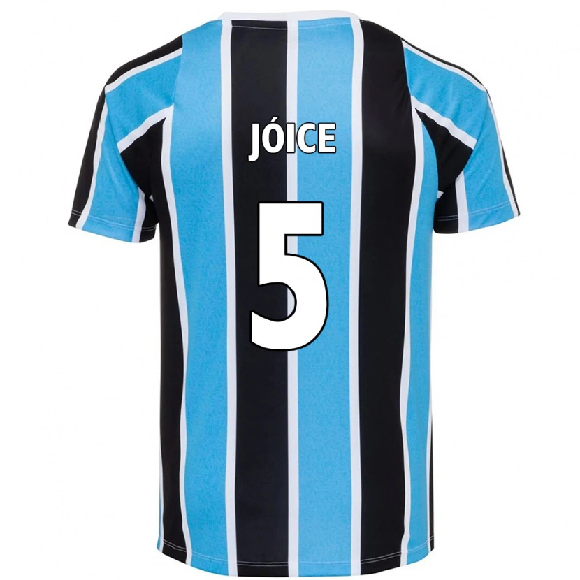 DanxenキッズJóice#5ブルー ブラック ホワイトホームシャツ2025/26ジャージーユニフォーム
