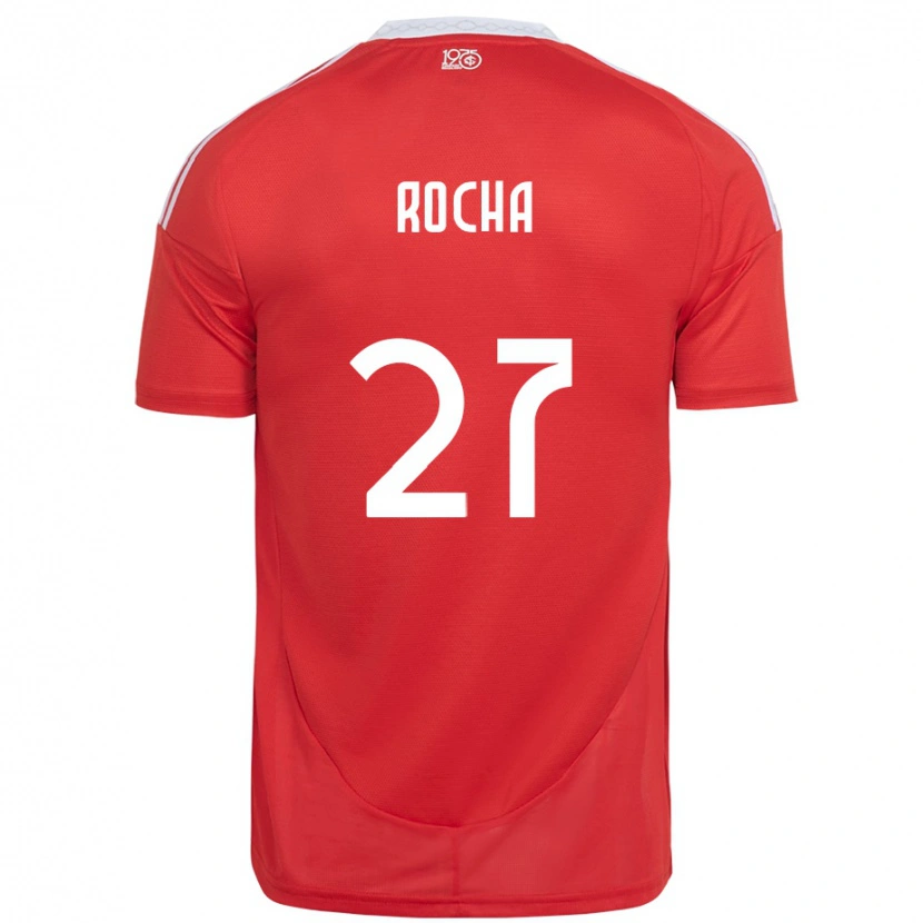 Danxenキッズカイケ・ロッチャ#27レッド ホワイトホームシャツ2025/26ジャージーユニフォーム
