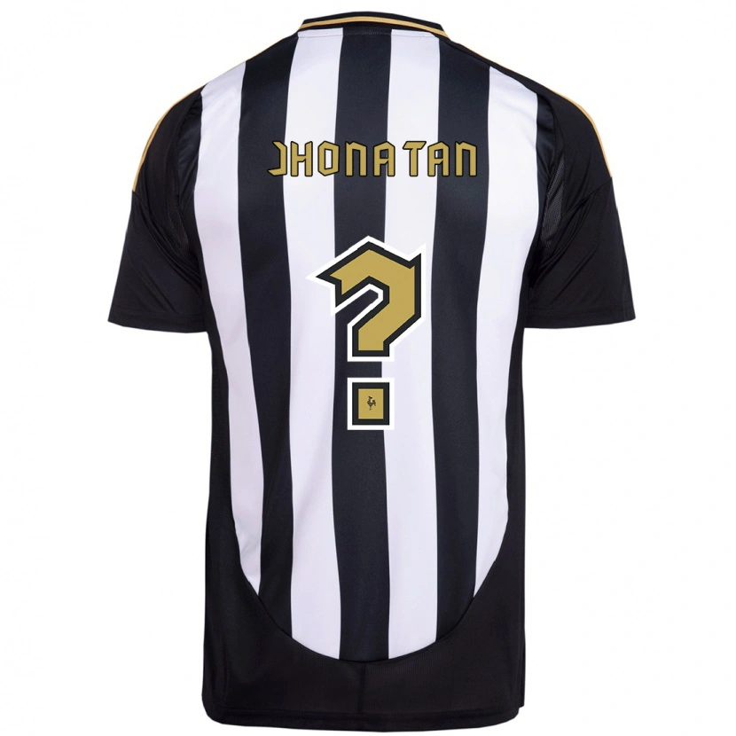 DanxenキッズJhonathan Bernardo#0ホワイト ブラックホームシャツ2025/26ジャージーユニフォーム