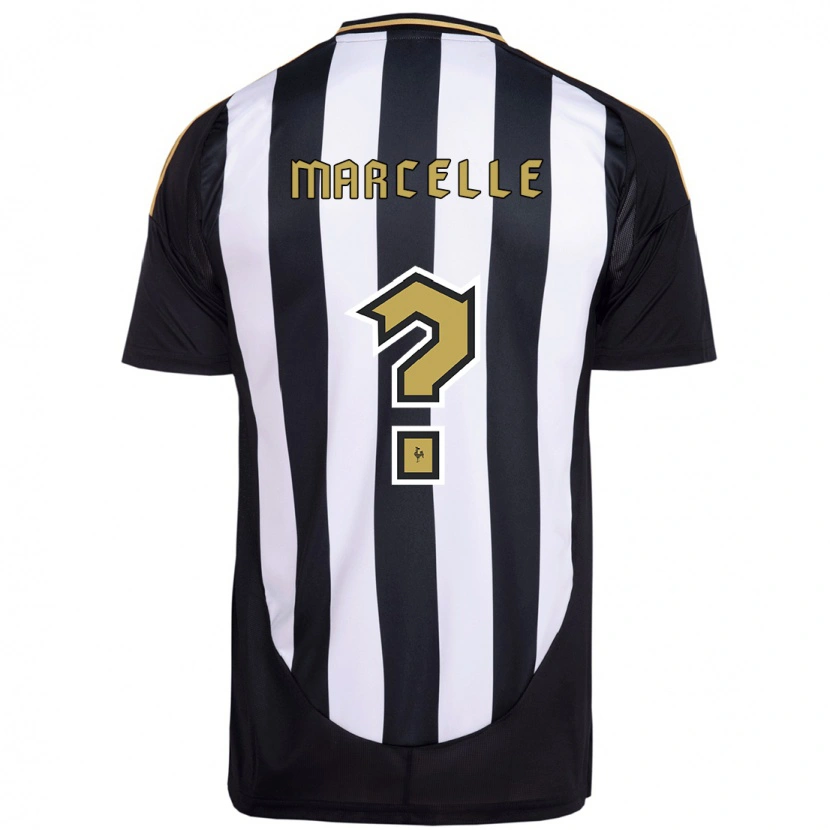 DanxenキッズMarcelle#0ホワイト ブラックホームシャツ2025/26ジャージーユニフォーム