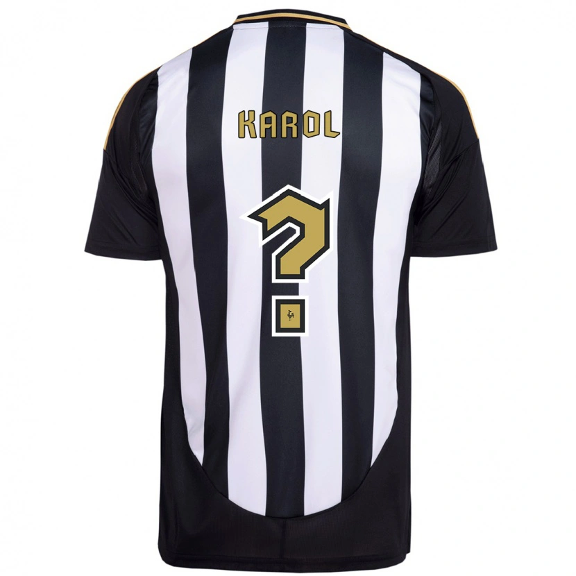 DanxenキッズKarol#0ホワイト ブラックホームシャツ2025/26ジャージーユニフォーム