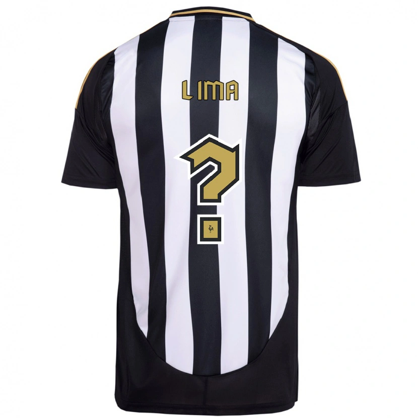 DanxenキッズVitor Lima#0ホワイト ブラックホームシャツ2025/26ジャージーユニフォーム