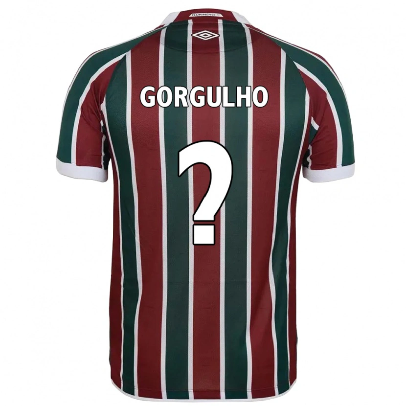 DanxenキッズGabriel Gorgulho#0グリーン マルーン ホワイトホームシャツ2025/26ジャージーユニフォーム