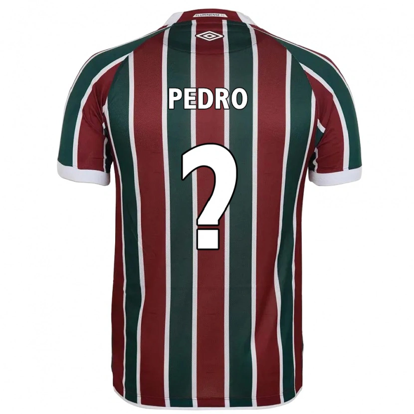 DanxenキッズMatheus Pedro#0グリーン マルーン ホワイトホームシャツ2025/26ジャージーユニフォーム